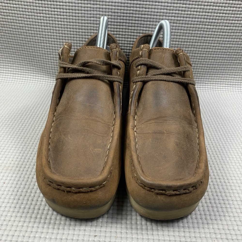 Clarks 15260 Padmore Wallace Beeswax Leather Shoes Brown Women's Size 8 M - Picture 6 of 8